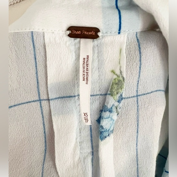 Free People Window to My Heart Button Up Top Blouse - Picture 7 of 7